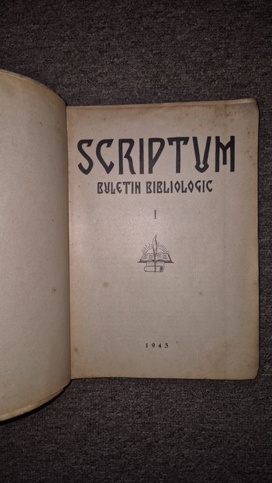 Carte Veche religie teologie anii 40 Scriptum