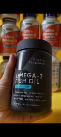 Sport Research Omega 3 fish oil triple strength 120 kapsula premium
