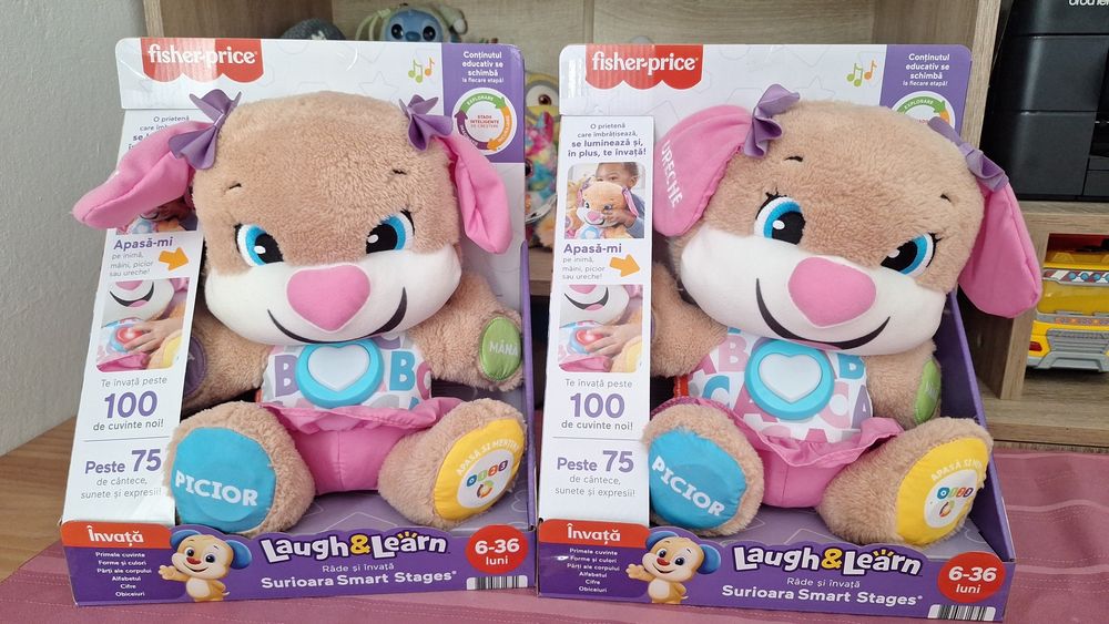 Catelusa Fisher Price, nouă in ambalaj, prețul este pentru o bucata