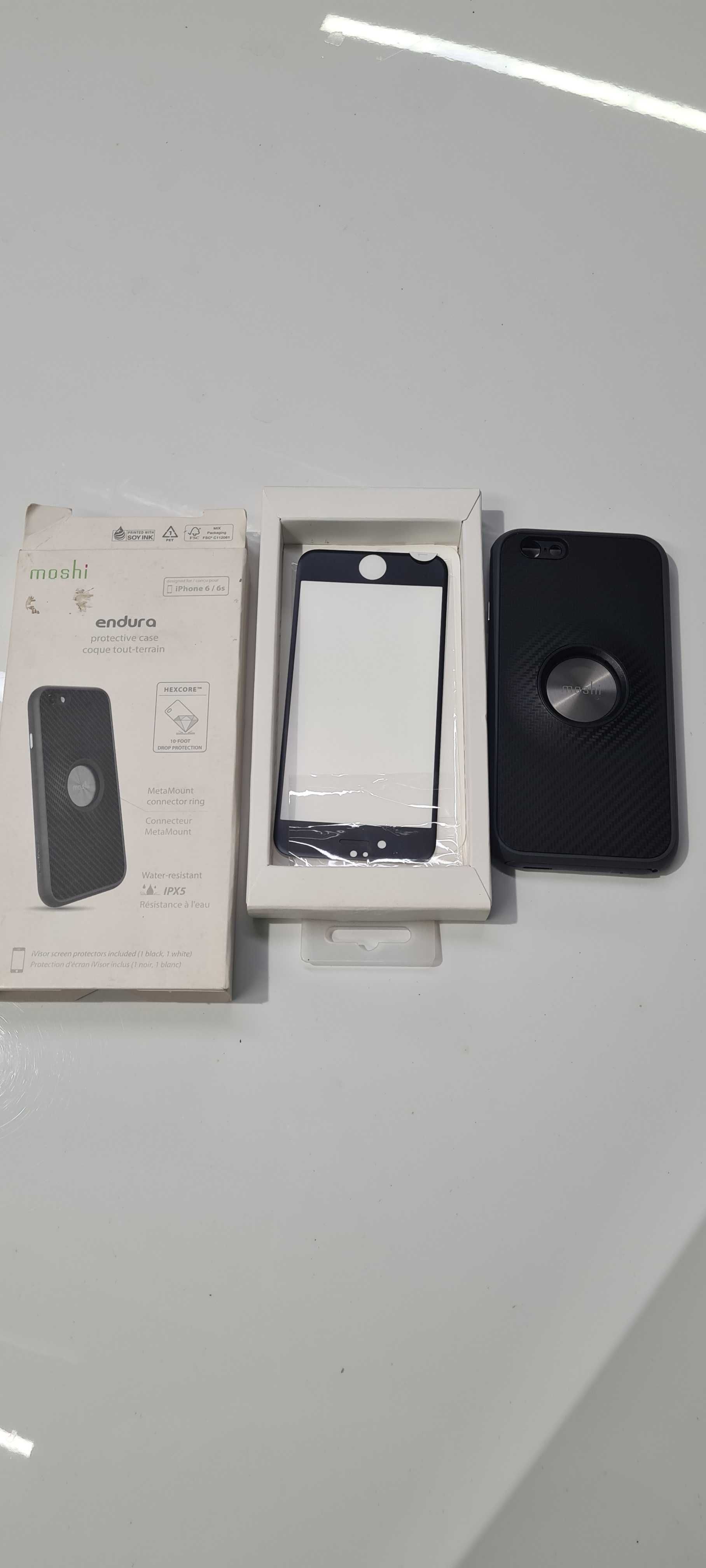 Предпазен калъф Moshi Endura за iPhone 6/6s, Carbon Black
