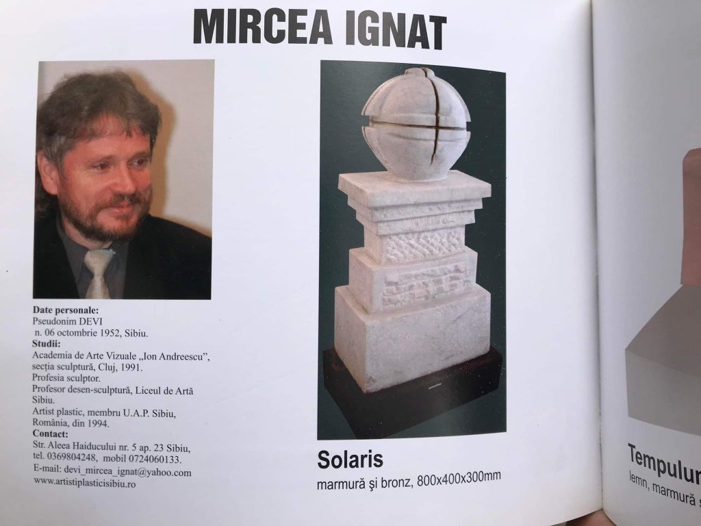 Sculptura in piatra ( nud) autor Mircea Ignat