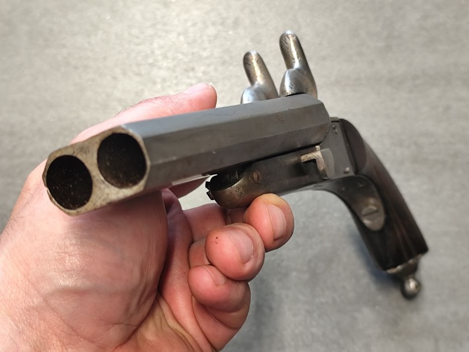 Колекционерски Двуцевен Пистолет / SPAIN 1860-1880г.