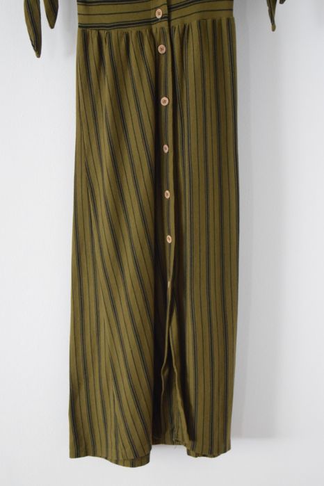 Rochie verde oliv Pull&Bear, mărimea XS