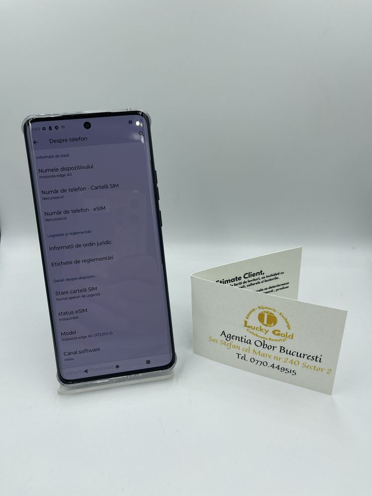 Motorola Edge 40 256 GB / 8GB RAM #43376