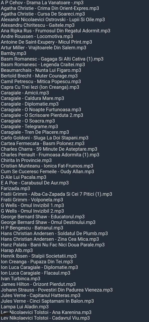 800+ Povesti audio in romana