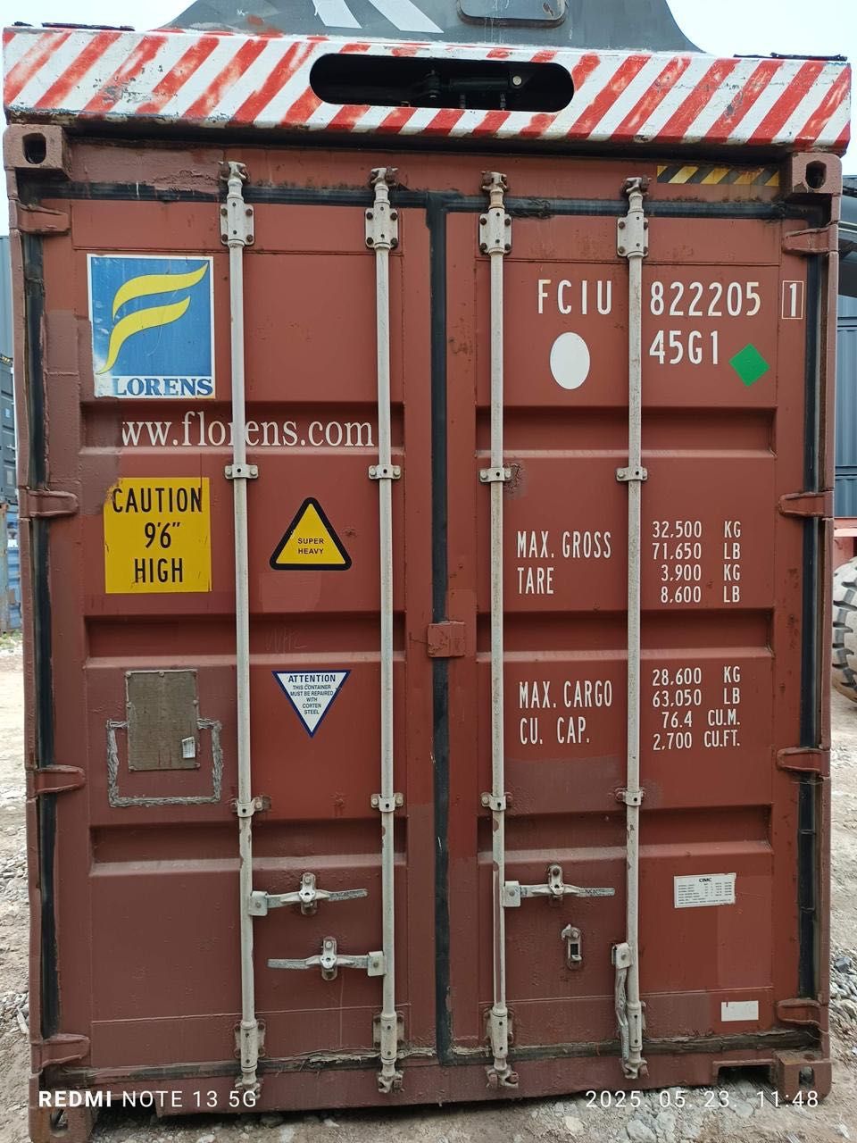 Container Maritim 40 FT Standard (2,6 m) – Second-Hand în Stare Bună