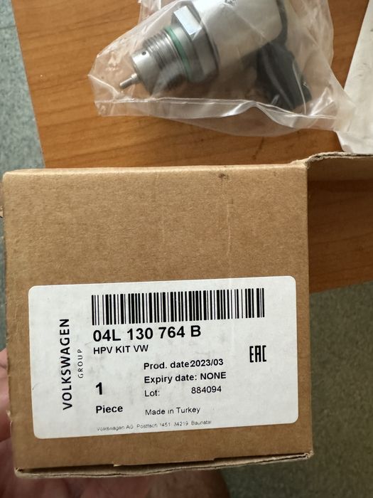 Regulator presiune rampă Audi A6 C8, nou OEM original