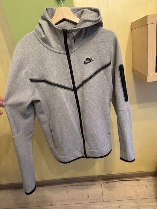 bluza nike tech fleece gri