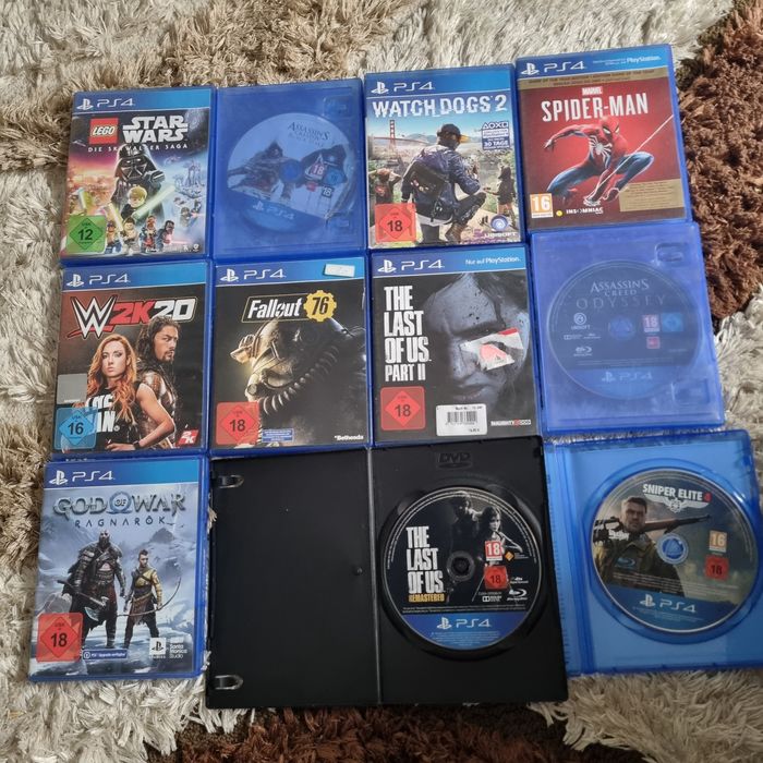 Ps 4 jocuri  ori ce joc 60 de lei doar cu ridicare personala