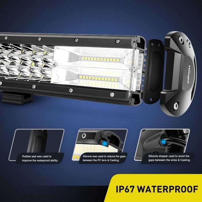 TRANSPORT GRATUIT LED BAR 180W 30cm Combo New Delta 12600LM