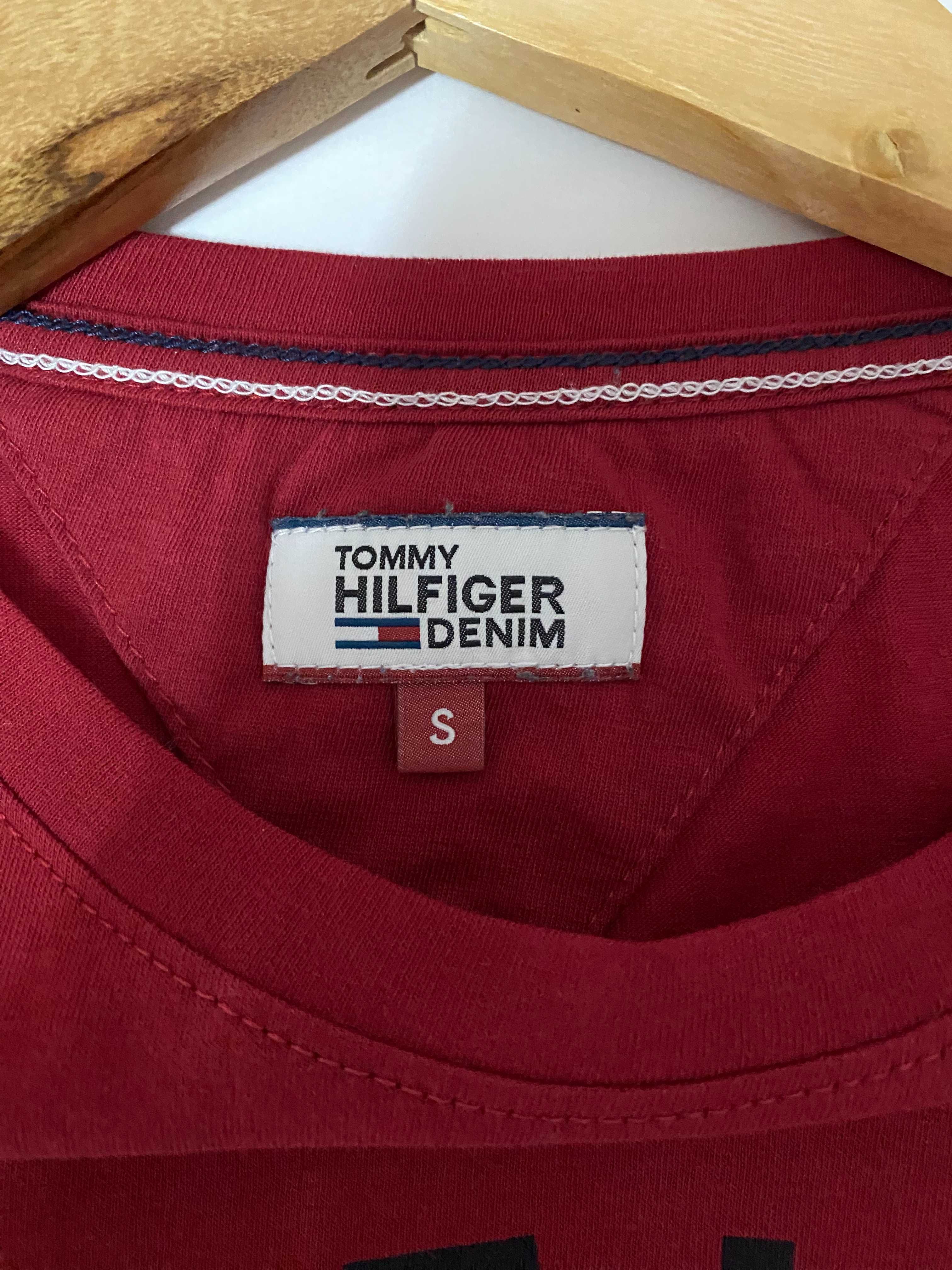 Bluza Tommy Hilfiger rosu burgungy S