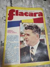 Revista Flacara Jurământul președintelui Nicolae Ceaușescu