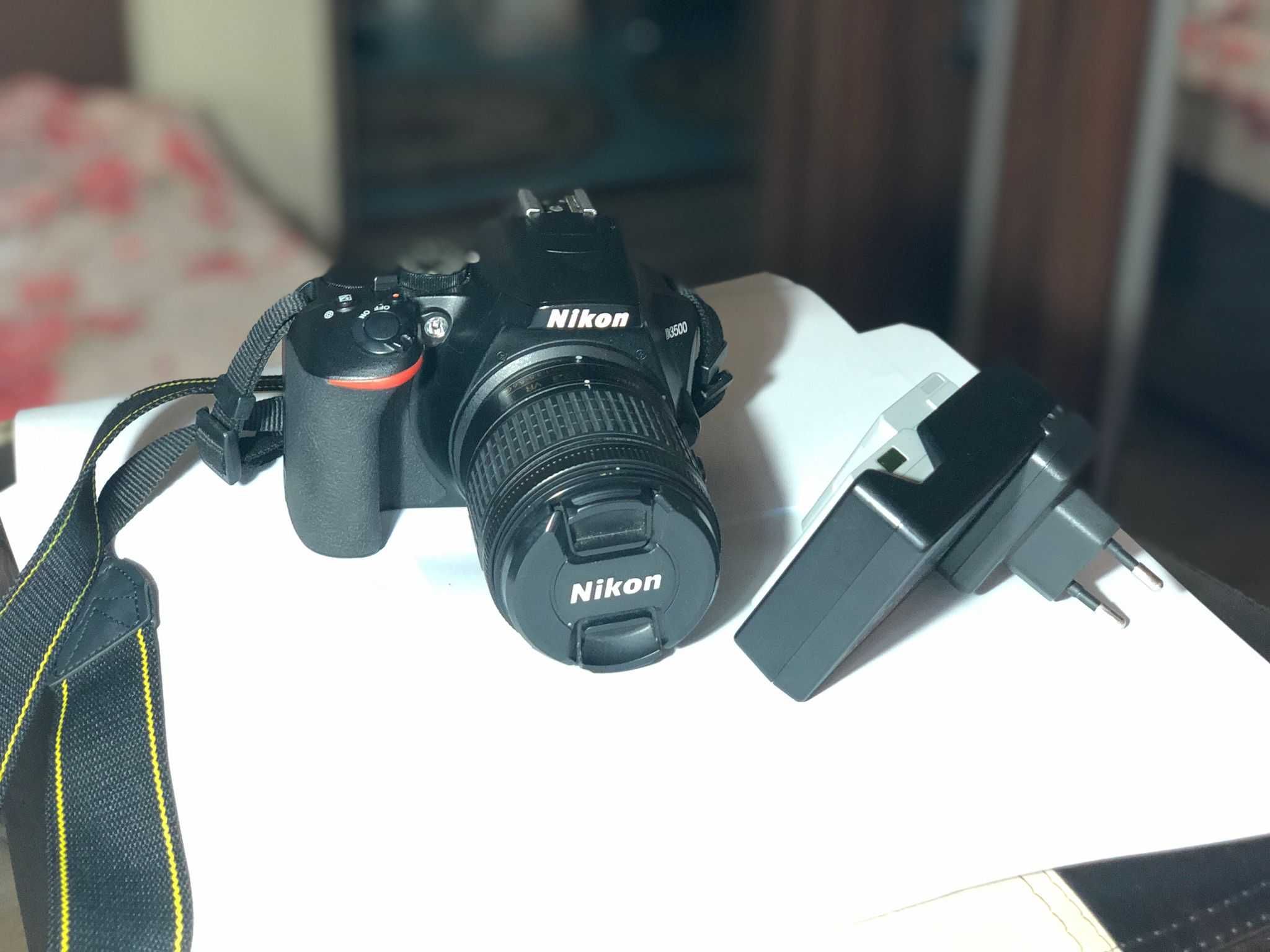 Aparat foto DSLR Nikon D3500, 24.2MP, Negru + Obiectiv AF-P 18-55mm VR