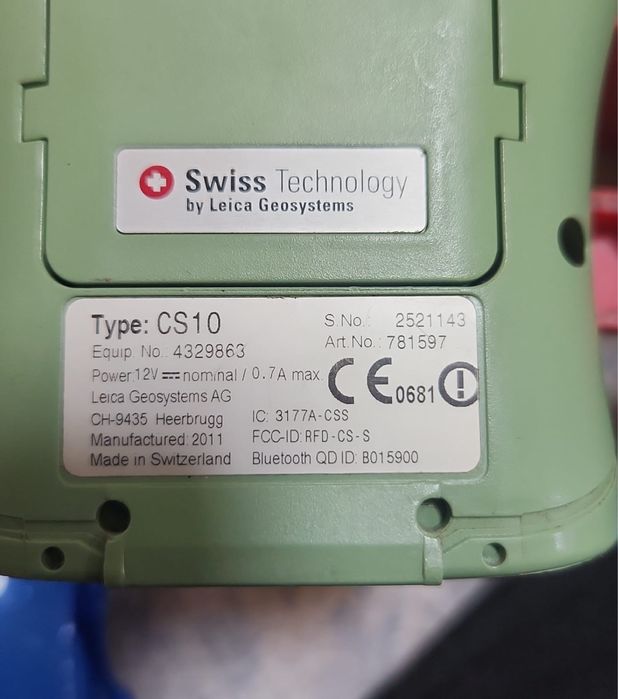 Echipament Gnss Leica Gs08 și controler Cs10