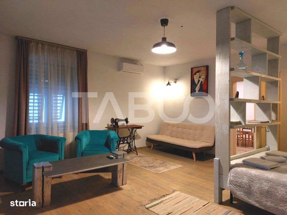 Apartament si Garsoniera la casa  4 camere 118 mpu central Cisnadie