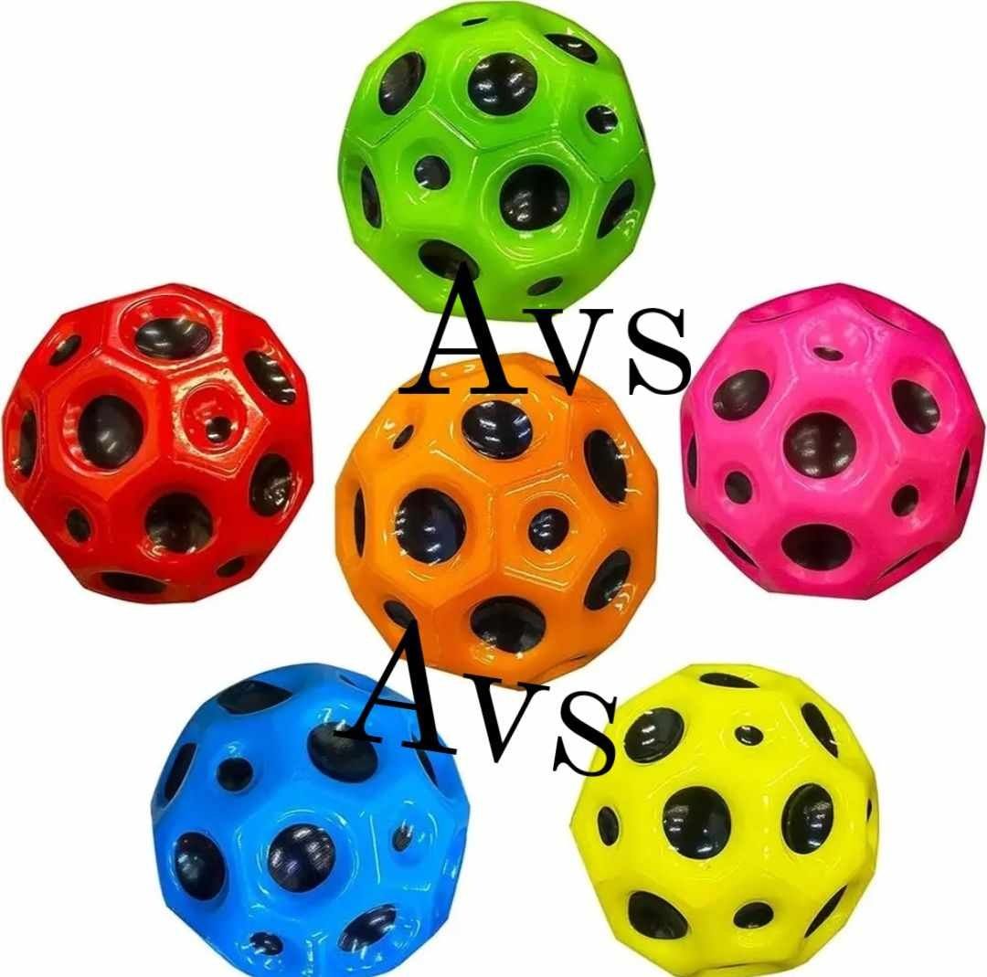 6 цвята ХИТ Супер подскачаща лунна топка moon Ball