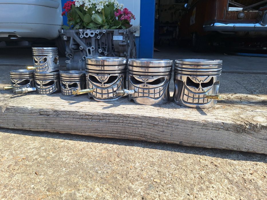 Ръчноизработени пепелници от автомобилни/тирови  бутала