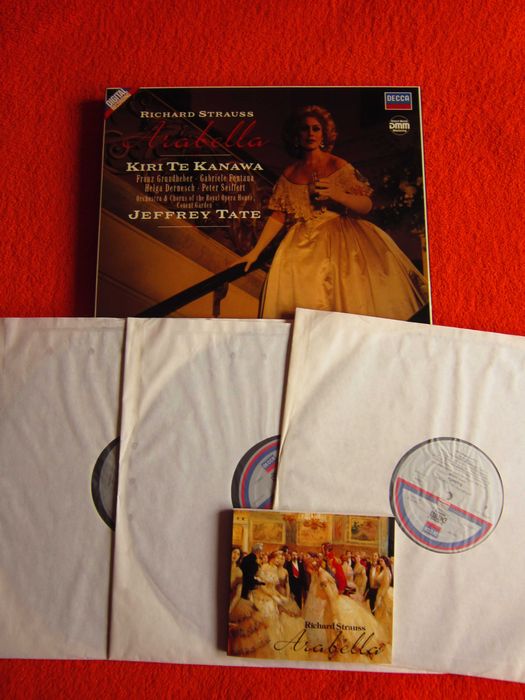 vinil Strauss Arabella -Kiri Te Kanawa,J.Tate,Covent Garden Londra1986