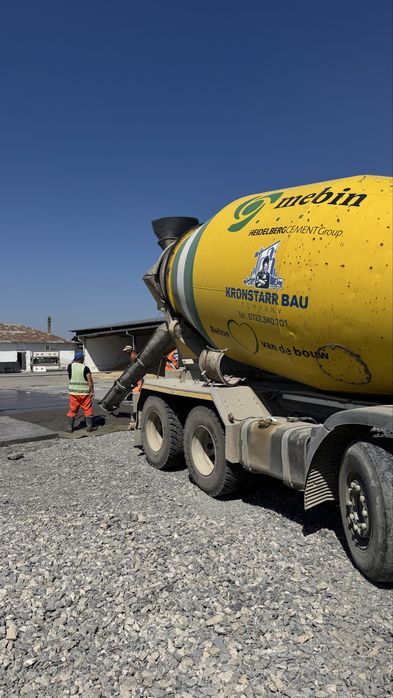 Executam lucrari Beton