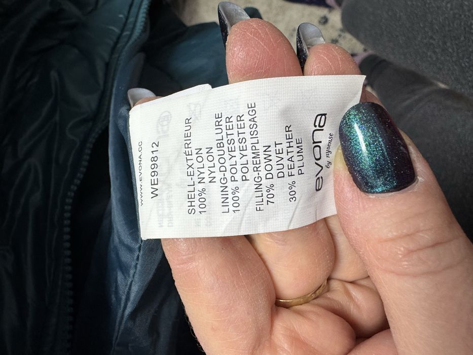 Пуховики новые, привозные.