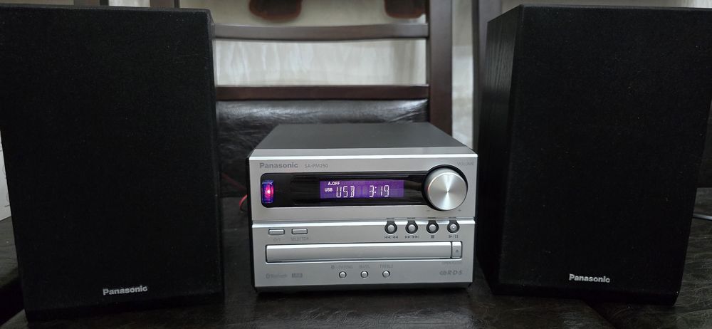 Муз центр Panasonic Bluethooth, usb, mp3