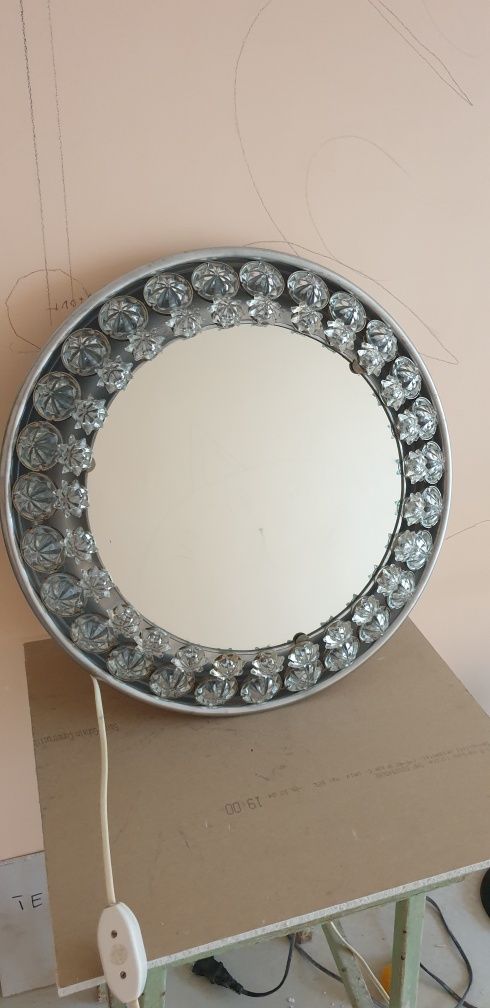 Accesoriu decorațiune cristal sticla Palwa Germania 1960