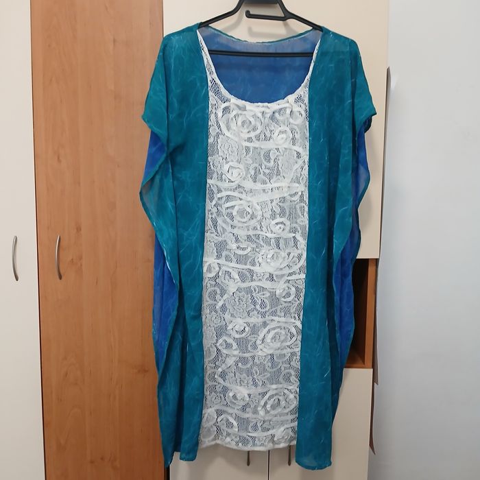 Плажен кафтан - пончо