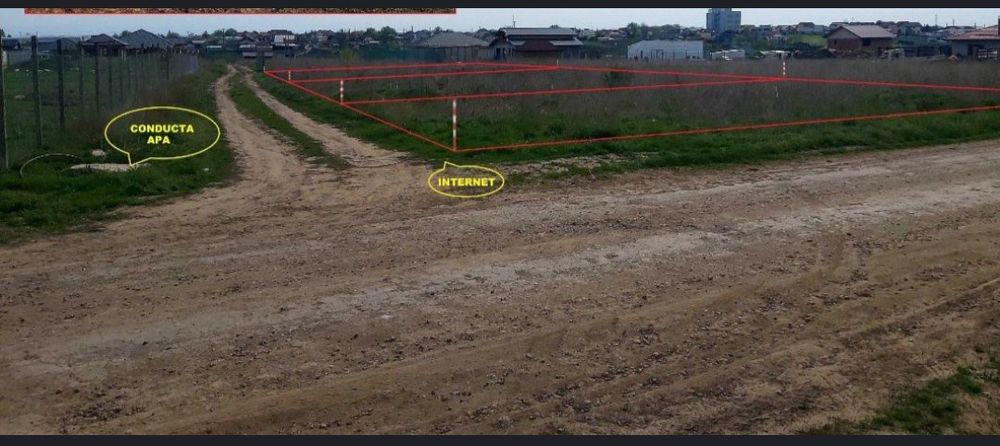 Vînd teren  570 mp  Sat- Costi