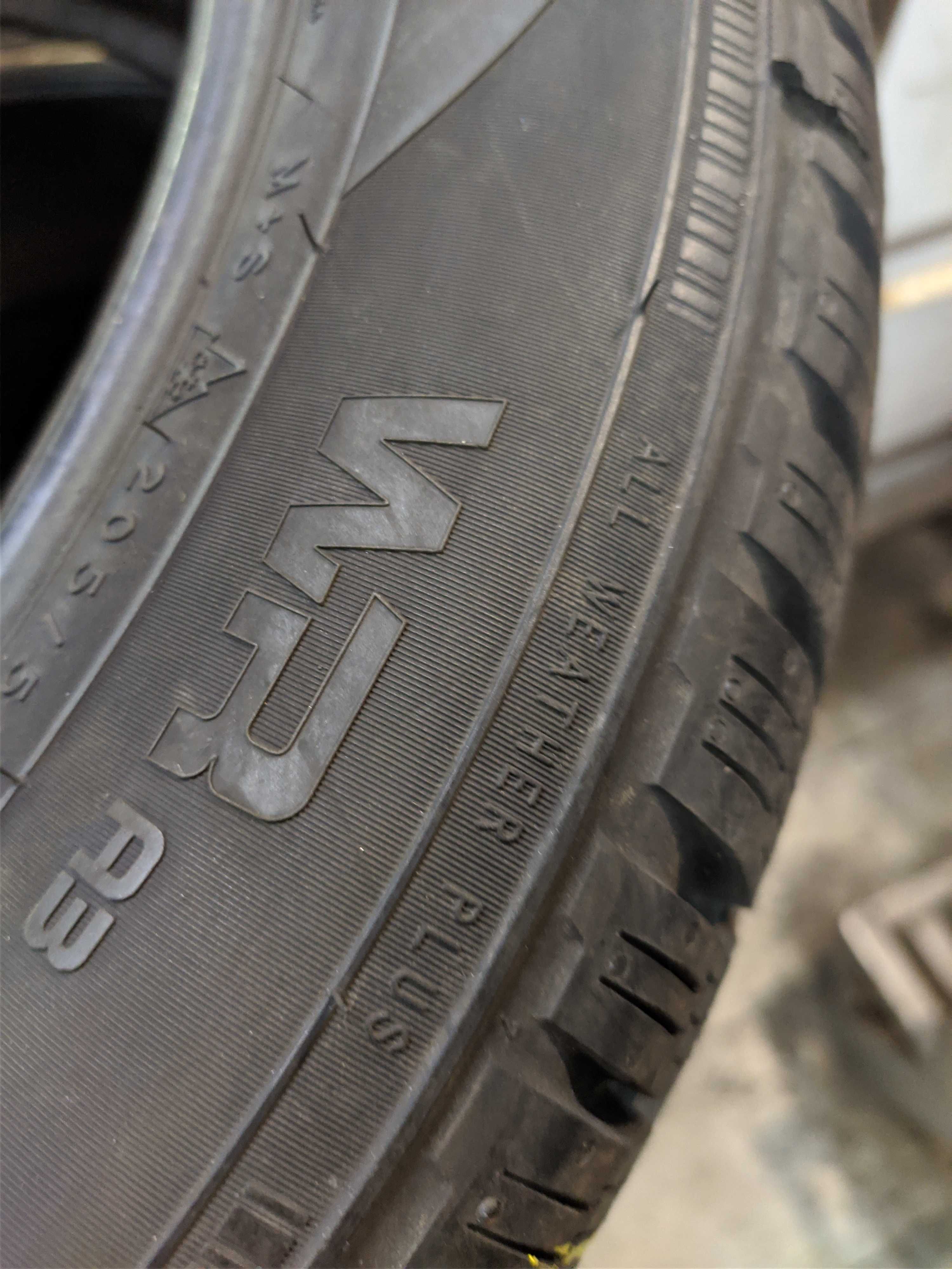2бр Всесезонни гуми 205 55 16 - Nokian