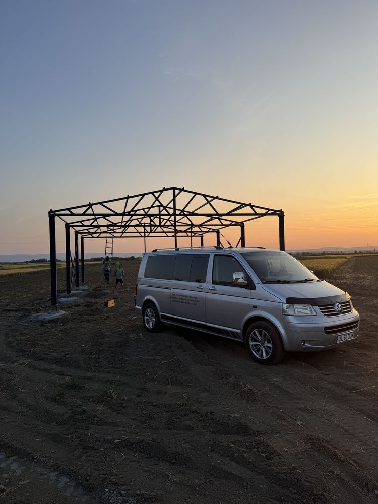 Hala metalica 10x15 din profil ipe si panou de 6