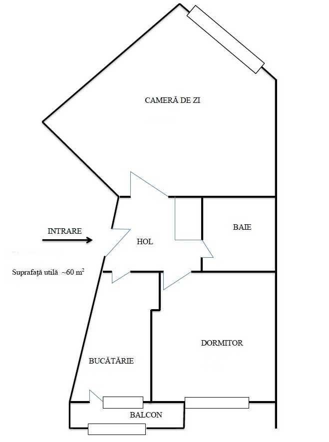 PF Apartament 2 camere Porolissum