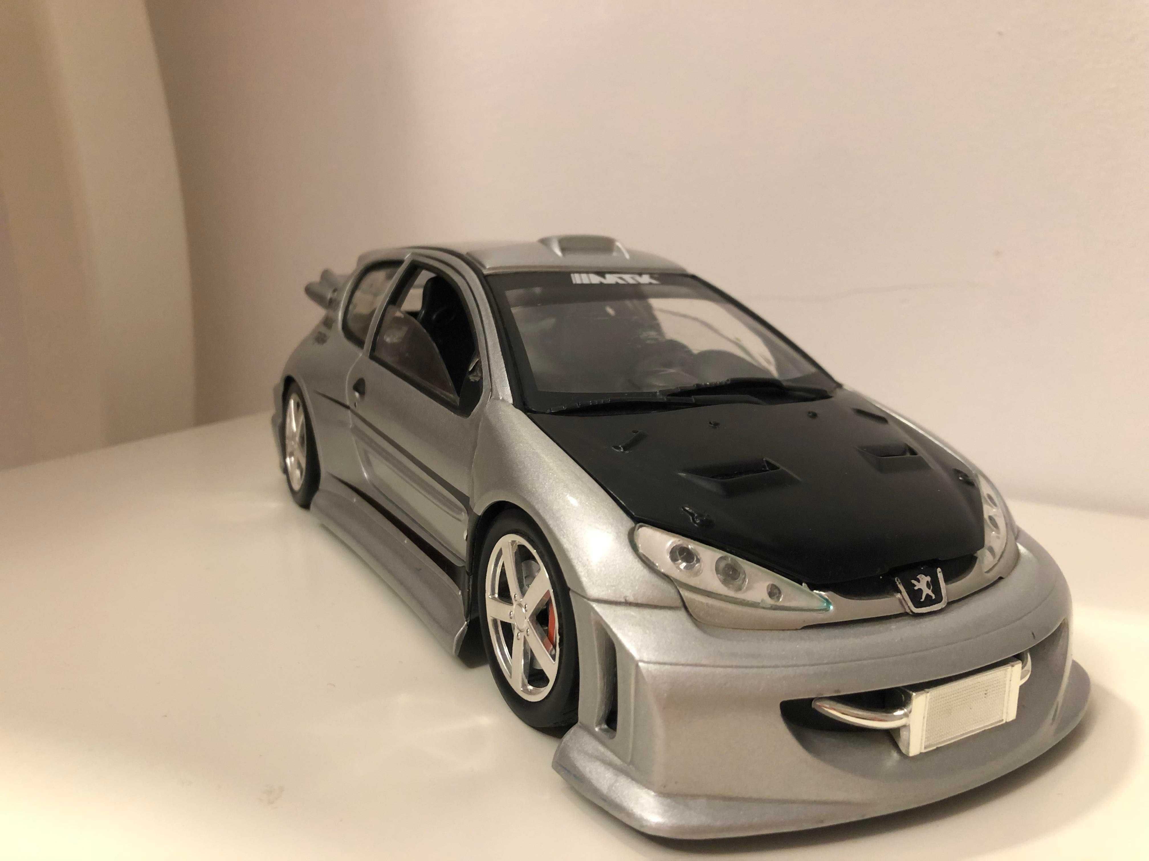 macheta Peugeot 206 tuning 1:18