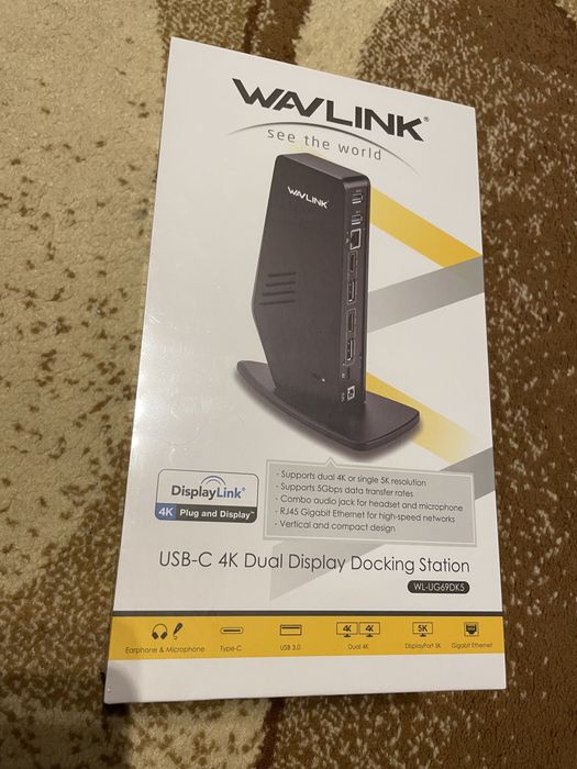 WAVLINK USB-C Dual 4K Universal Docking Station