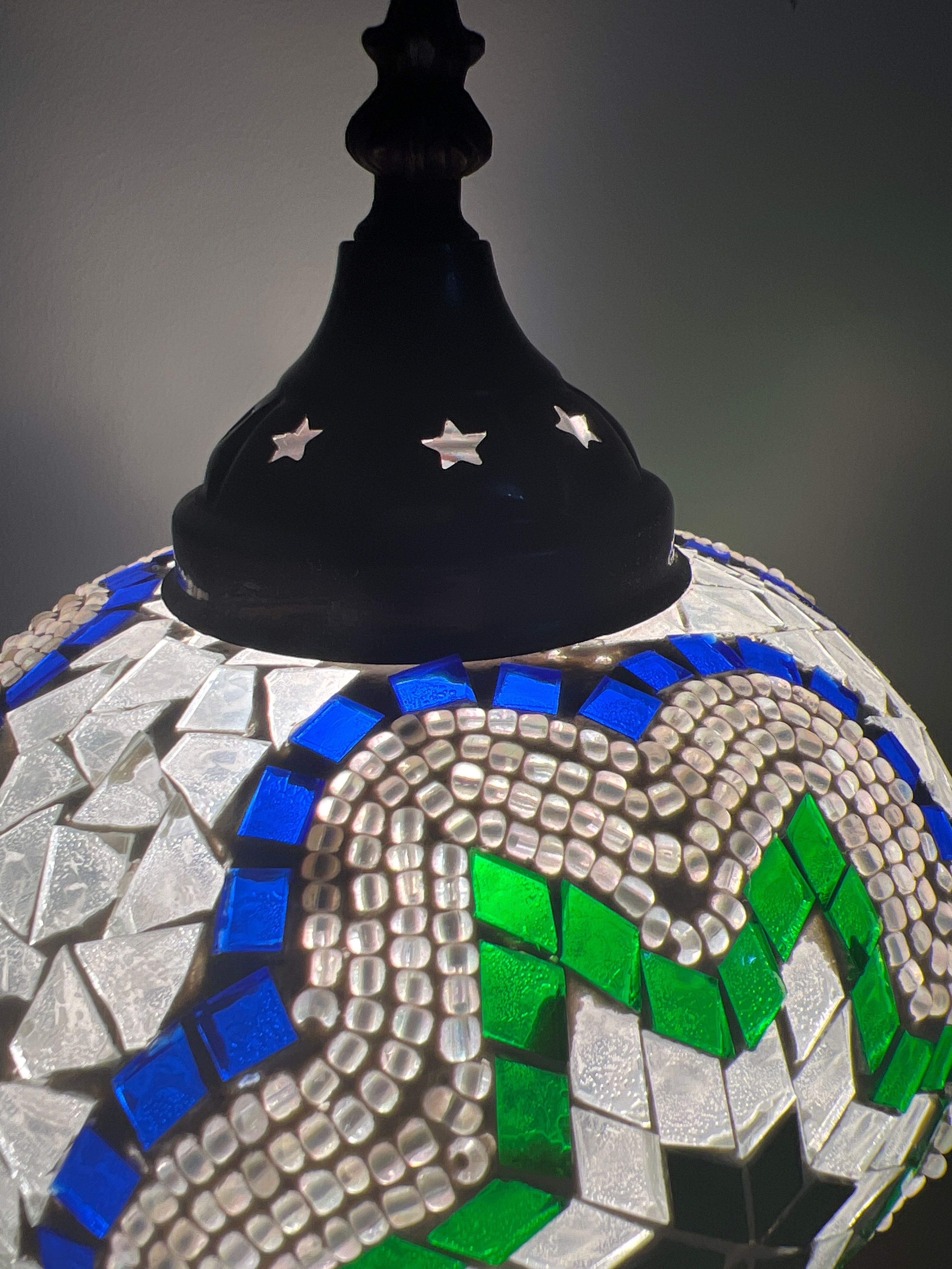 Турецкий восточный светильник мозаика настольная лампа