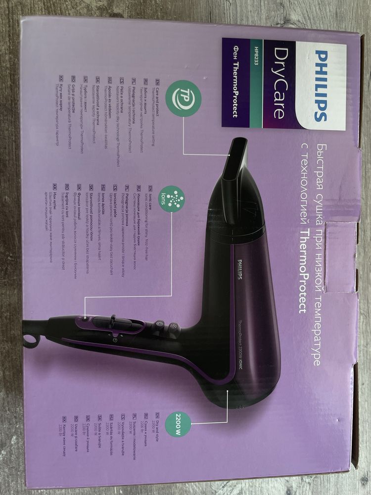 Сешоар Philips TermoProtect 2200W IONIC