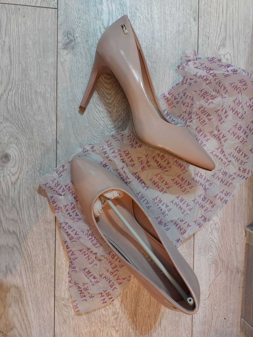 Pantofi stileto roz pudră - Jenny Fairy 41