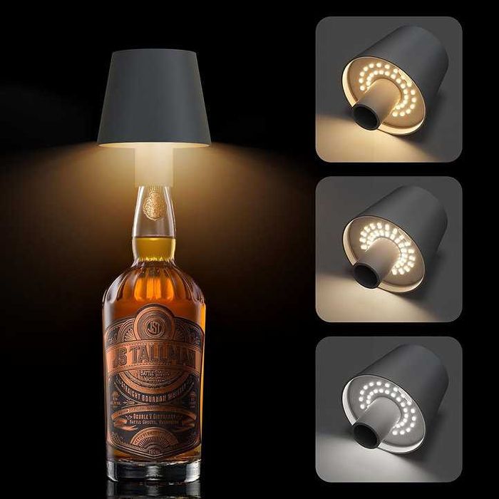 Lampa led pe sticla, 2700-6000k,decorativa, lumina reglabila, 3w, IP54