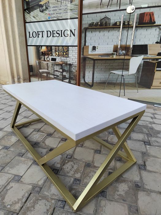 Журнальный кофейный чайний гостевой стол лофт ! Jurnal kofe mexmon  st