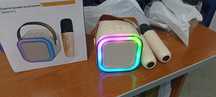 Boxa portabila bluetooth cu 2 microfoane