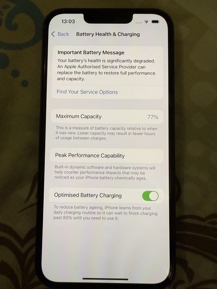 iPhone 13 (green) - 128GB + 6 кейса + кабел