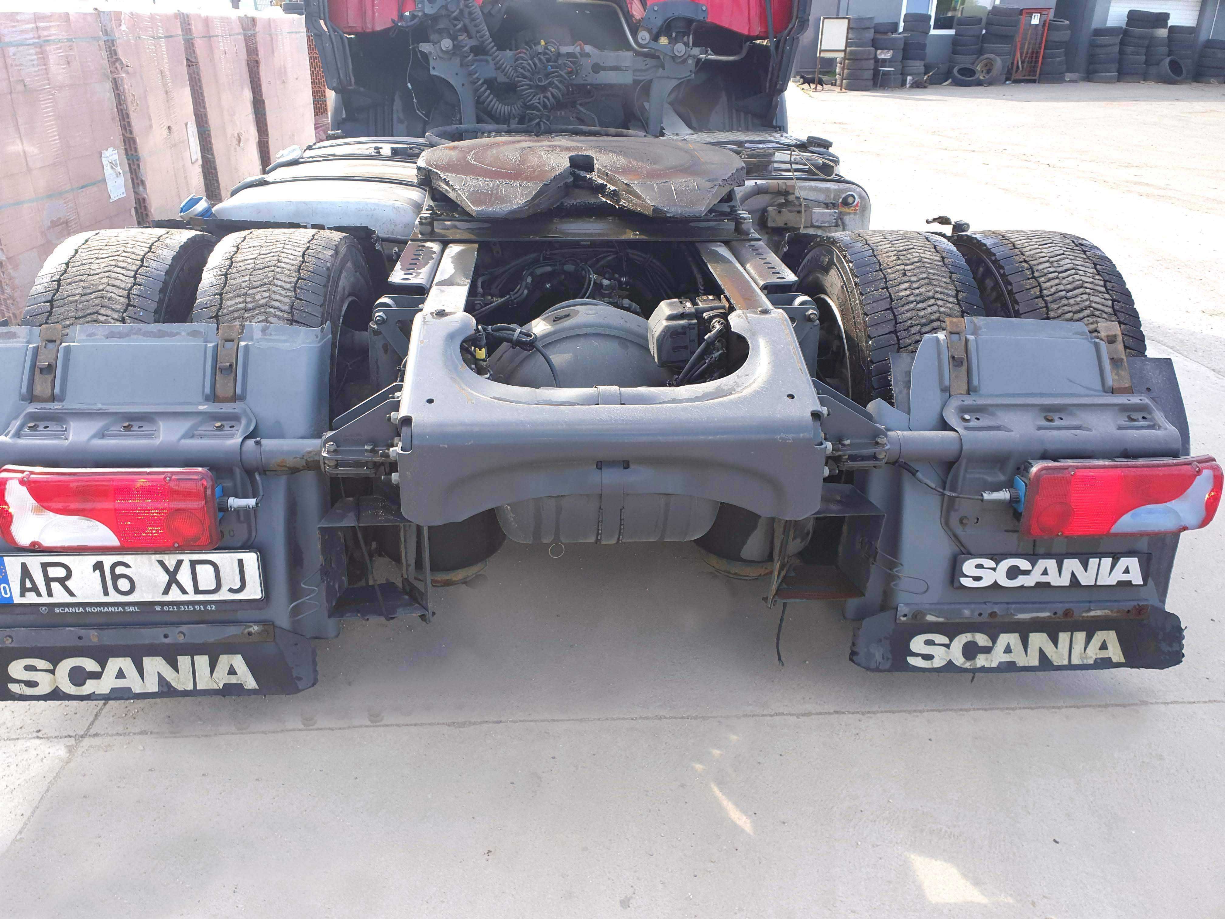Scania R410, 2015, cutie automata, Clima, kit basculare, avariat