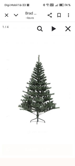 Vând brad artificial 1,80