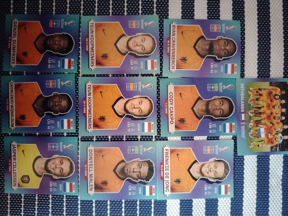 cartonase panini fotbal world cup 2022