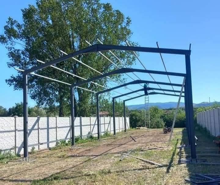 Vând hala metalica 25x8x4 cu montaj în toată tara. 
La prețul de 7200e
