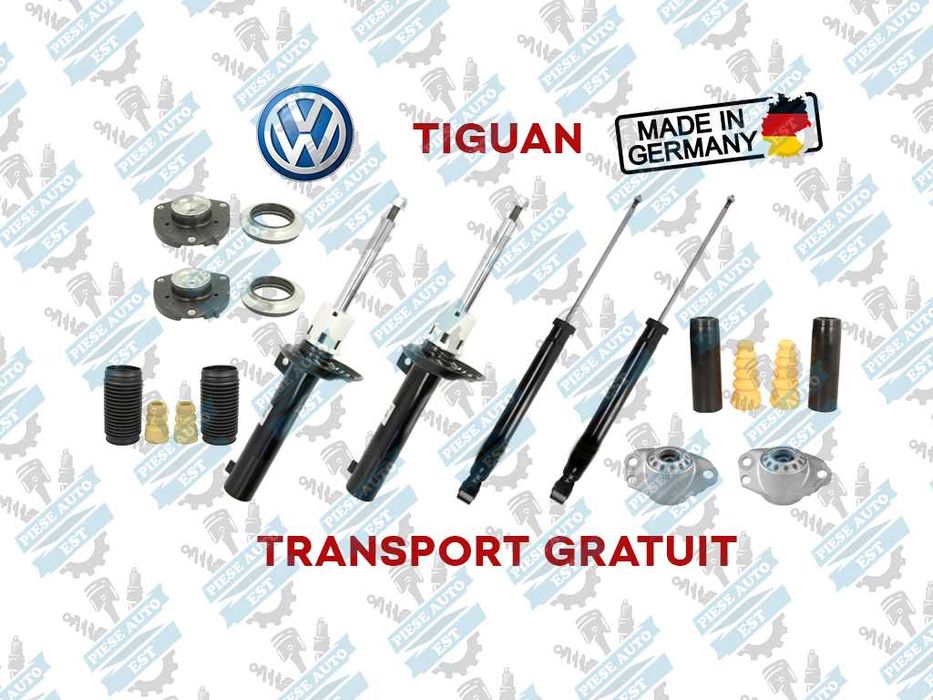 Set amortizoare cu flanse si protectii VW Tiguan 2007-2016