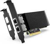 Placă rețea PCIE 10G,NIC port dublu RJ45,Intel X540-T2,Ethernet Vimin