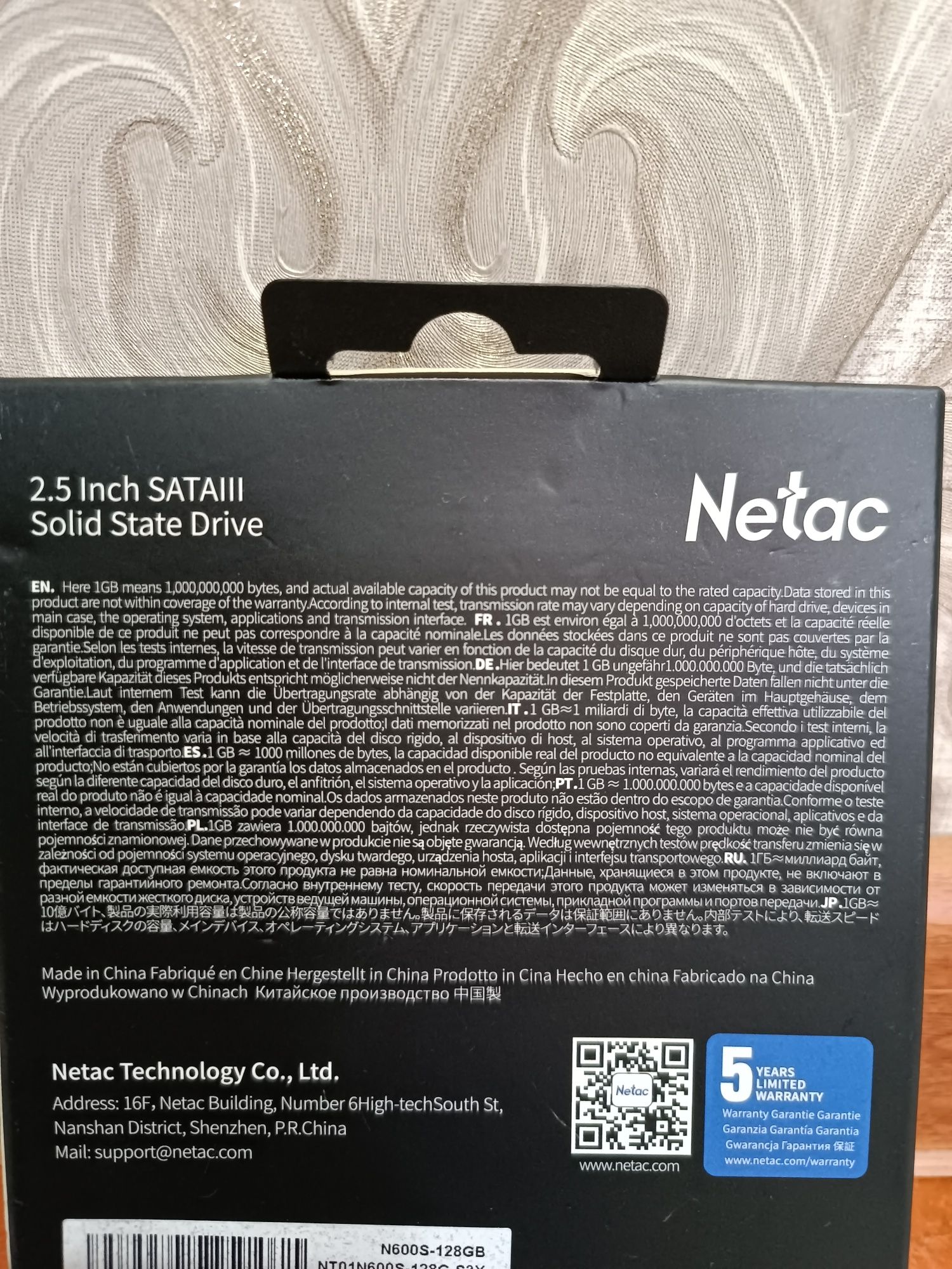 SSD Netac N535S 128 GB