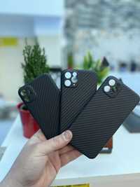 Husa Ultra Slim Kevlar Carbon Neagra - IPhone 11