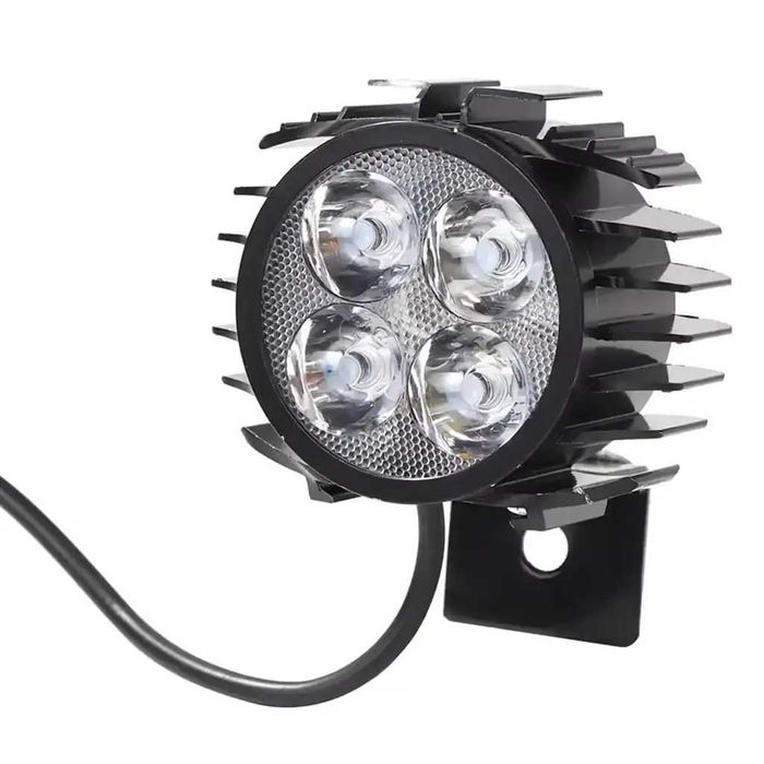 Far cu claxon trotineta electrica bicicleta LED PUTERNIC 36V 48V 60V