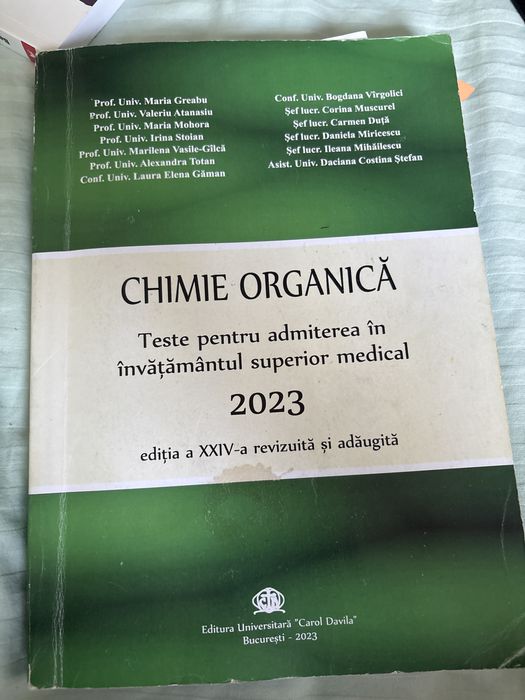 Culegere chimie organica
